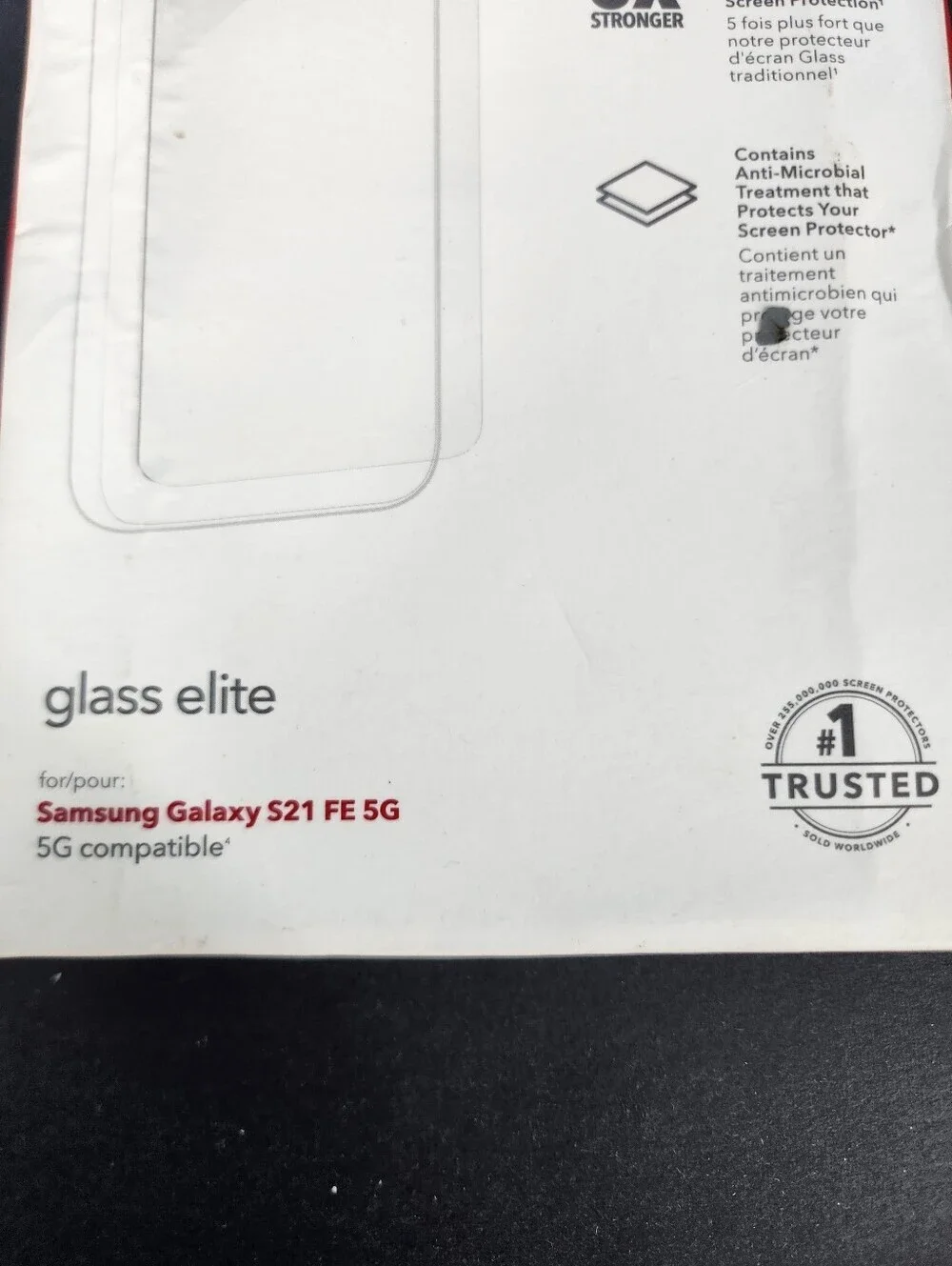 ZAGG Glass Elite Screen Protector for Samsung Galaxy S21 FE 5G - New In Box